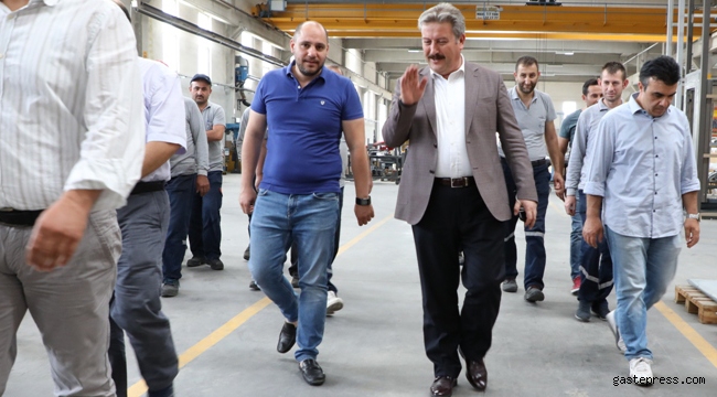 Başkan Palancıoğlu, Mimarsinan Organize Sanayi Bölgesini gezdi!