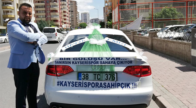 Fanatik damat, nikahtan sonra eşiyle stada gitti