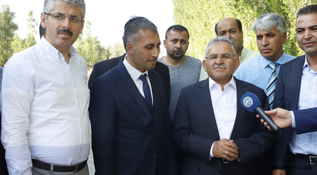 Kayseri Büyükşehir Belediyesi'nden Sarız'a 10 Günde Rekor Yol