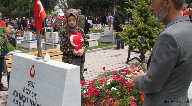 Kayseri'de şehitlik ziyaret edildi!