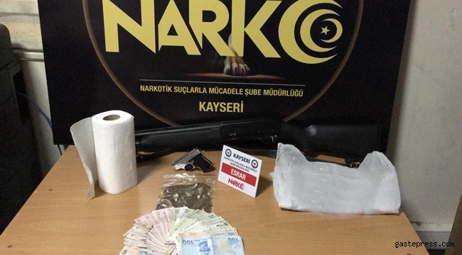 Kayseri'de uyuşturucu operasyonu
