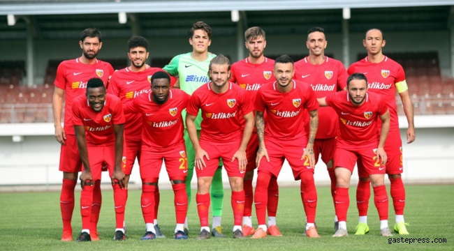 Kayserispor'dan gollü prova!