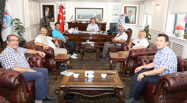 Türkiye Yazarlar Birliği üyeleri,  Başkan Palancıoğlu’nu ziyaret etti!