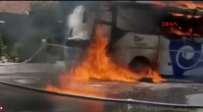 Balıkesir'de yolcu otobüsünde yangın çıktı: 5 ölü, 15 yaralı