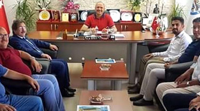 İl Sağlık Müdürü Benli, Felahiye Belediye Başkanı Vural Çoşkun’u Ziyaret Etti!