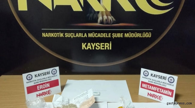 Kayseri'de uyuşturucu operasyonu