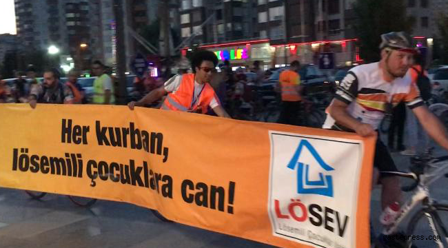 Pedallar Lösev İçin Döndü