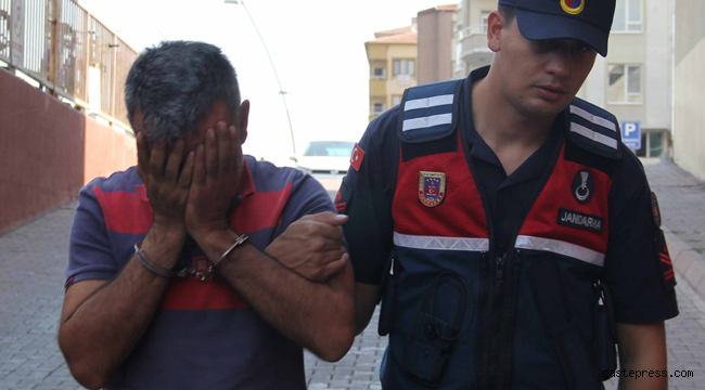Sabıkalı hırsız Jandarma tarafından yakalanarak gözaltına alındı!