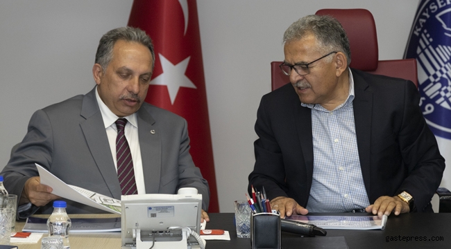 Talas ilçesine yapılacak olan yatırımlar için bir toplantı gerçekleştirildi!