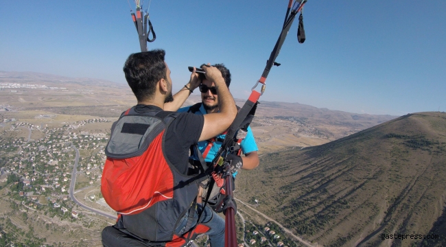 Yamaç paraşütünde tıraş