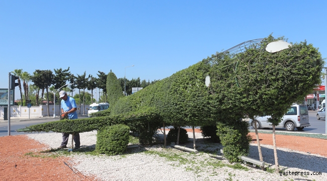 Adana Büyükşehir Belediyesi Park Bahçeler Daire Başkanlığı ekiplerinden güzel çalışmalar!
