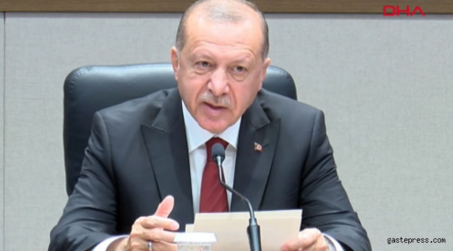 Cumhurbaşkanı Erdoğan'dan deprem açıklaması