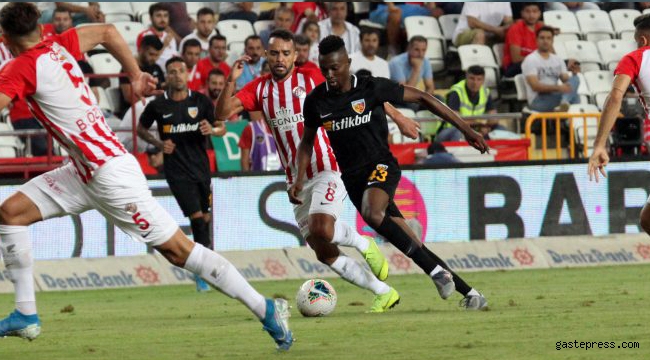 Kayserispor, Antalya'da 1 puanla dönüyor!
