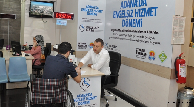 Adana ASKİ’de “engelsiz hizmet” dönemi!
