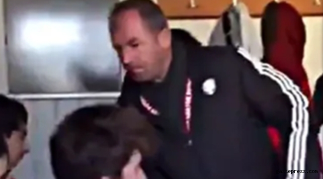 Futbolcuları tokatlamıştı tepki büyüyünce açıklama geldi!