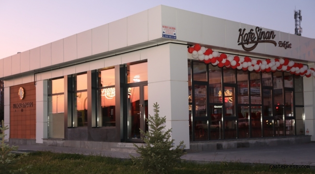  Kafe Sinan Erkilet'te Açıldı