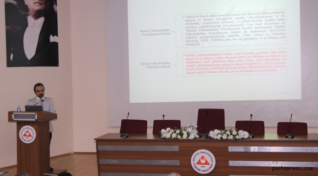 KAYÜ’de Mimarsinan OSB Yöneticilerine MYO’ların OSB’lere Katkıları Anlatıldı