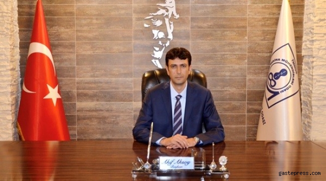 Makina Mühendisleri Odası Kayseri Şube Başkanı Akif Aksoy'dan 29 Ekim Mesajı