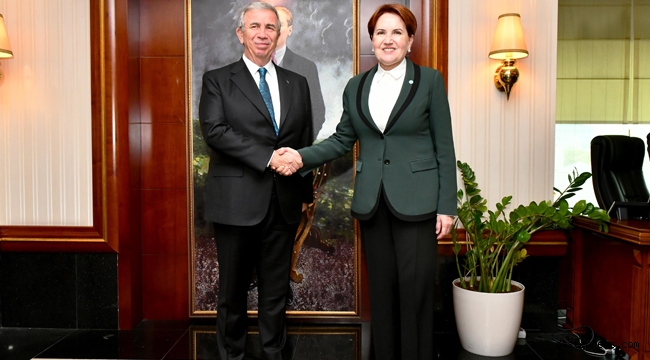 Meral Akşener, Ankara Büyükşehir Belediye Başkanı Mansur Yavaş’ı ziyaret etti!