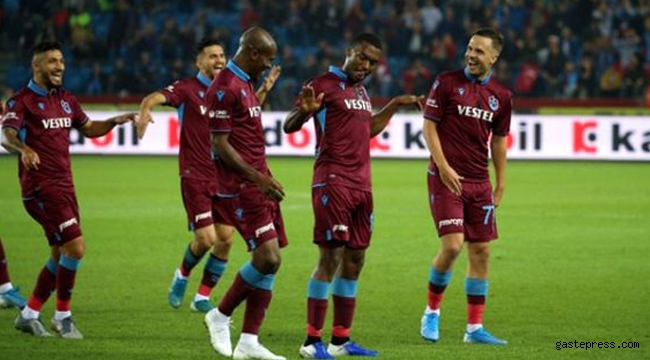 Trabzonspor Gaziantep maçında gol şov yaptı! 