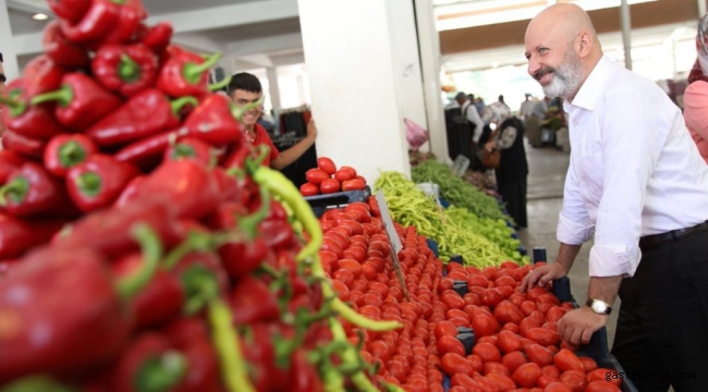 Ziyagökalp modern pazar yeri, kısa sürede büyük beğeni topladı