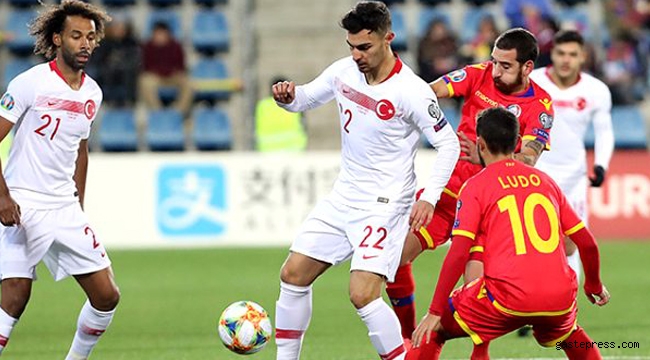 A Milli Takım gruptaki son maçında Andorra'yı 2-0 yendi!