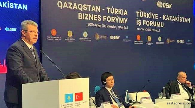 Başkan Akay; Kazakistan’ın Bölgesel Yatırım İş Forumunda Konuştu!