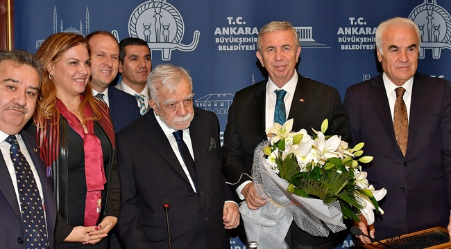 Başkent Ankara Meclisi Başkan Mansur Yavaş'ı ziyaret etti!