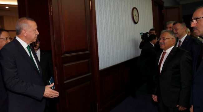 Büyükkılıç,Erdoğan ile Görüştü