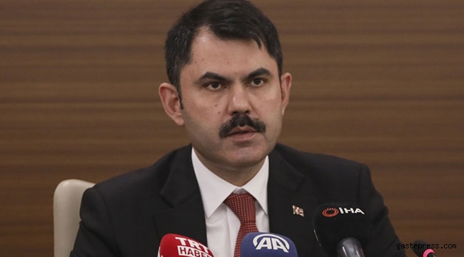 Çevre ve Şehircilik Bakanı Murat Kurum; Tedbir almazsak su savaşları kapımızda dedi!