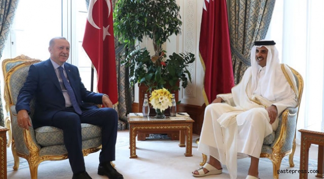 Cumhurbaşkanı Erdoğan - Katar Emiri Al Sani görüşmesi başladı