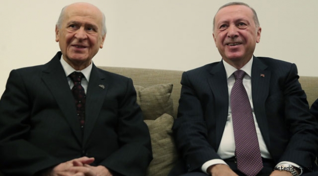 Cumhurbaşkanı Erdoğan, Meclis'te MHP Genel Başkanı Bahçeli ile görüştü