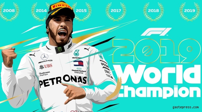 Formula 1'de şampiyon Lewis Hamilton oldu!