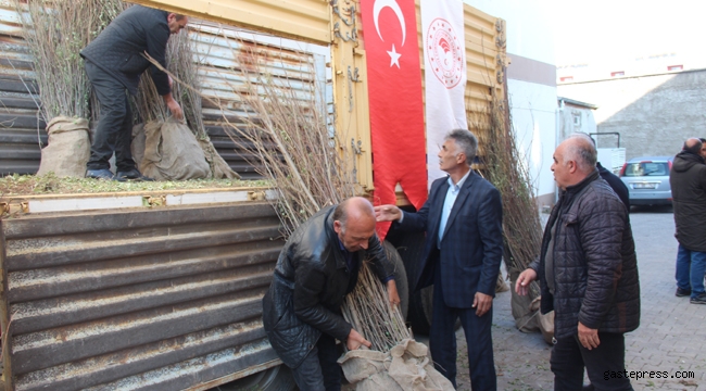 İl Tarım ve Orman Müdürlüğü Develi'de 8.500 Fidan Dağıtımı Yaptı!