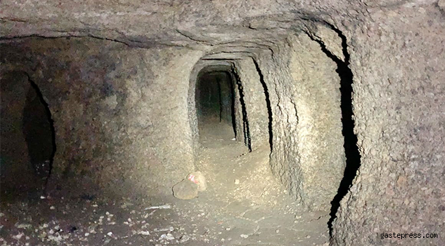 Kayseri'de 1300 metre uzunluğunda yeraltı şehri bulundu