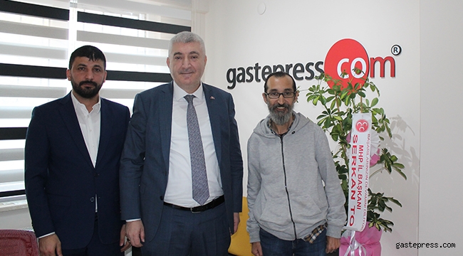 MHP İl Başkanı Serkan Tok'tan Gastepress.com'a ziyaret!