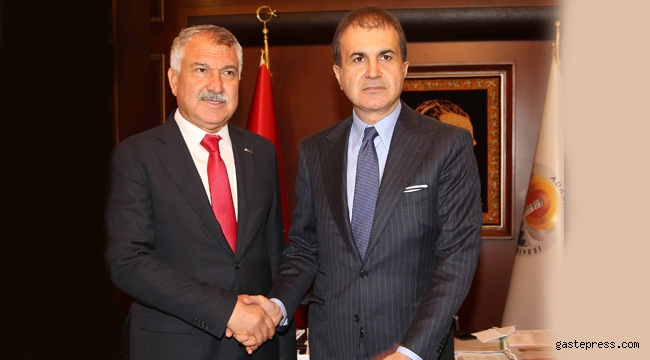 Ömer Çelik’ten Adana Büyükşehir Belediye Başkanı Zeydan Karalar’a ziyaret!