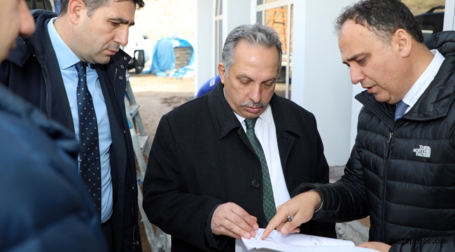 Talas'da Başkan Mustafa Yalçın'dan İnceleme Turu!