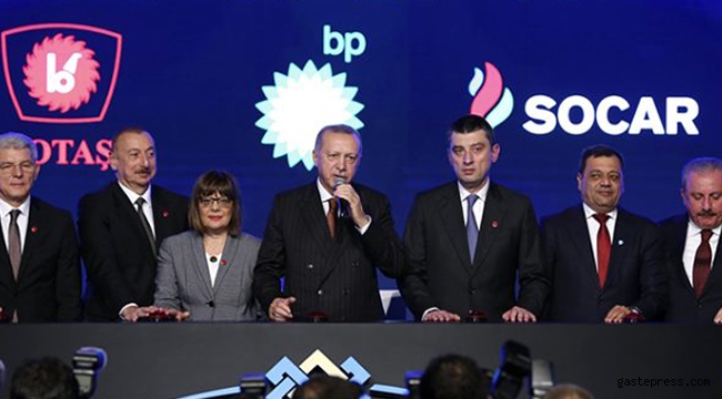 Türkiye için tarihi gün geride kaldı! TANAP'ın Avrupa bağlantısı açıldı!