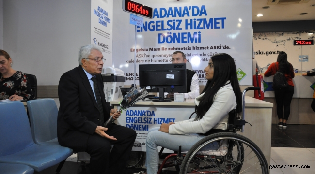 ASKİ, engelli abonelerin yaşamını kolaylaştırmak için çalışıyor