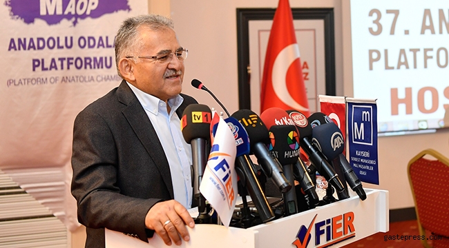 Başkan Büyükkılıç, Anadolu Odaları Platform Toplantısı’na katıldı