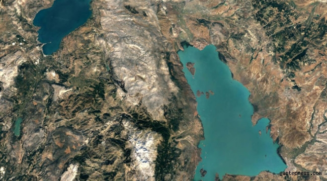 Eğirdir'in tabandan bağlı olduğu Beyşehir Gölü de kurudu