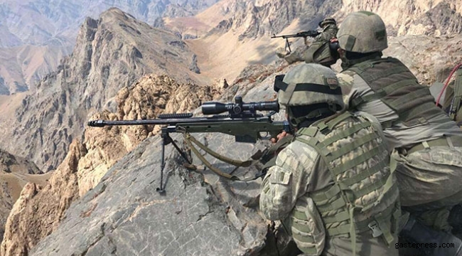 Irak kuzeyinde 2 terörist etkisiz hale getirildi