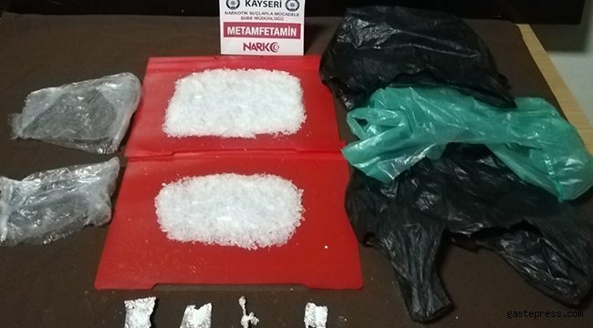 Kayseri'de uyuşturucu operasyonu: 1 gözaltı