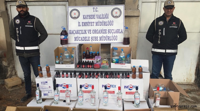 Kayseri polisinden yılbaşı öncesi alkol operasyonu geldi!