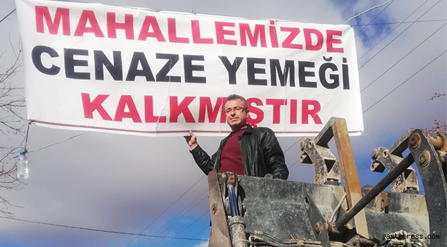 Mahallede cenaze yemeği uygulaması kaldırıldı
