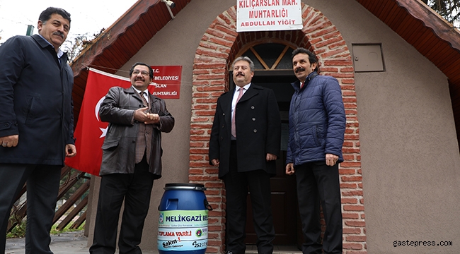 Melikgazi'de Çevre İçin Geri Dönüşüm Devam Ediyor
