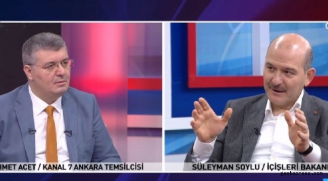 Süleyman Soylu'dan önemli açıklamalar