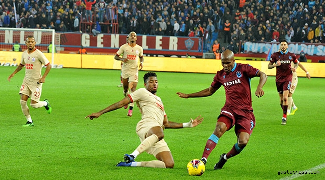 Süper Lig'in 13'üncü haftasında Trabzonspor ile Galatasaray 1-1 berabere kaldı!