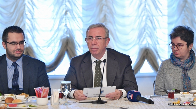 Ankara'da Başkan Mansur Yavaş Ankaralı Gazetecilerle buluştu!